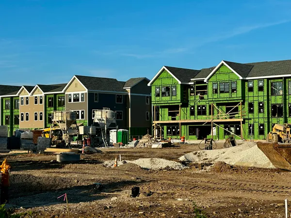 New home construction with Everstead Roofing installation